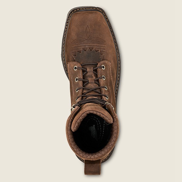 Safety Støvler Herre - Red Wing Rio Flex - 8-Inch Waterproof Toe - Brune - JBQYIF-574